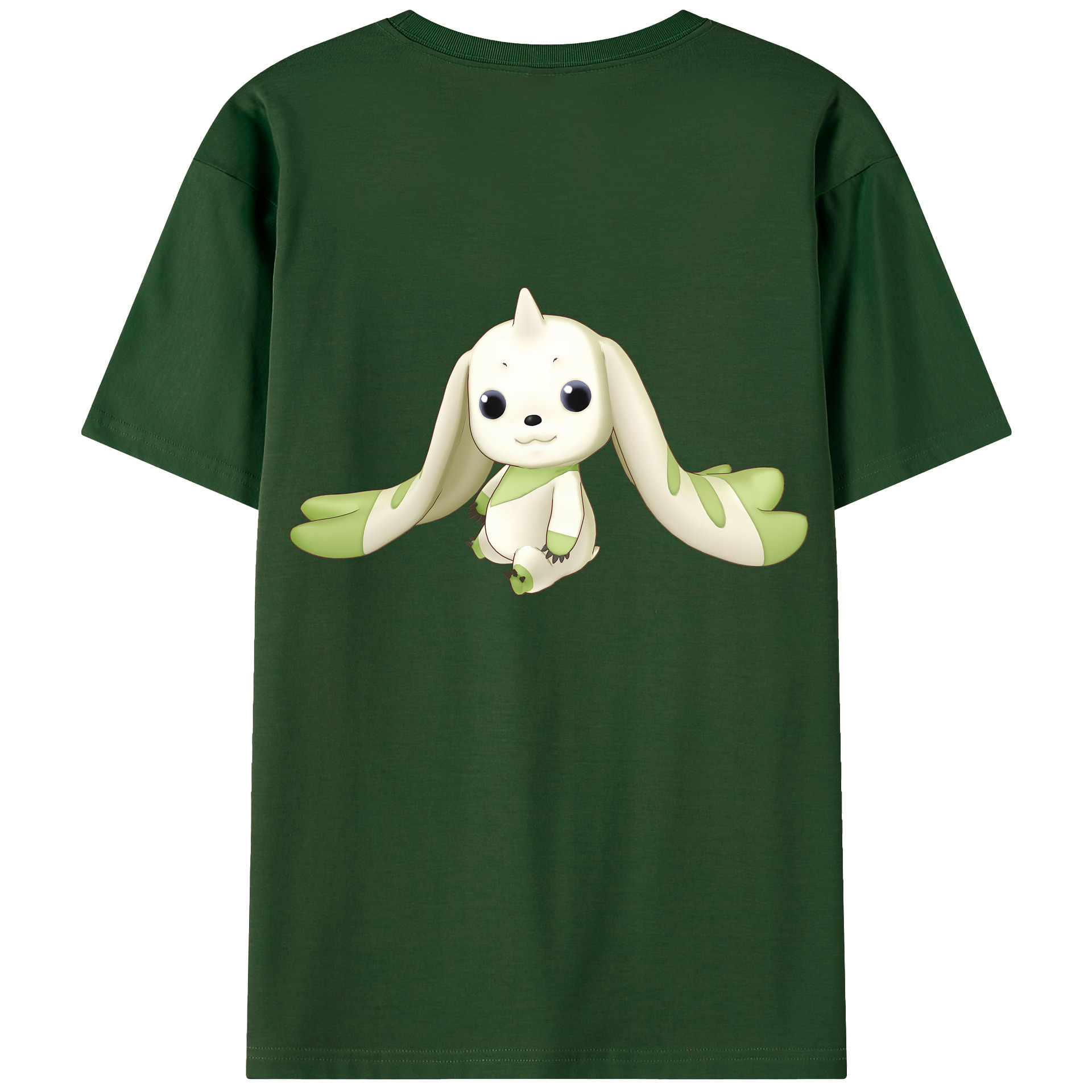 （画像用） Digimon デジタルモンスター/デジモン 綿100％半袖Tシャツ（背面プリント）